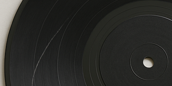 レコード盤面のキズ