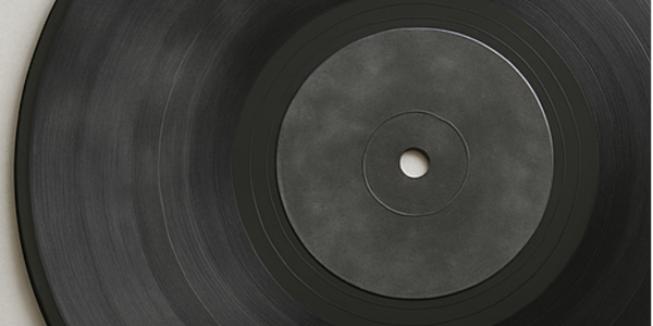 レコード盤面の塩ビヤケ