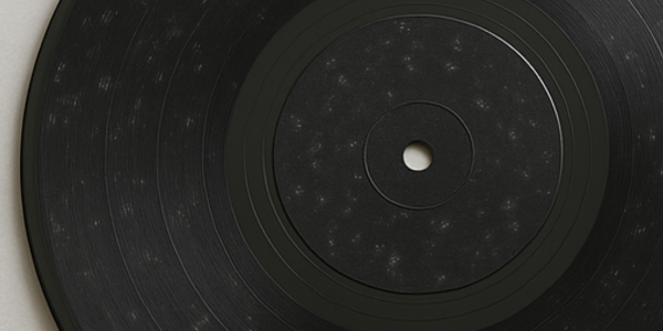 レコード盤面のカビ